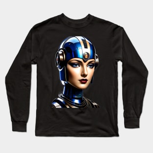 Metropolis 1920 anroid woman of Babylon Berlin Long Sleeve T-Shirt